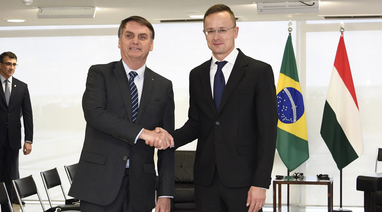 Szijjártó Péter Brazíliába utazott, hogy találkozzon az elnökkel / Fotó: MTI/KKM/Mitko Sztojcsev