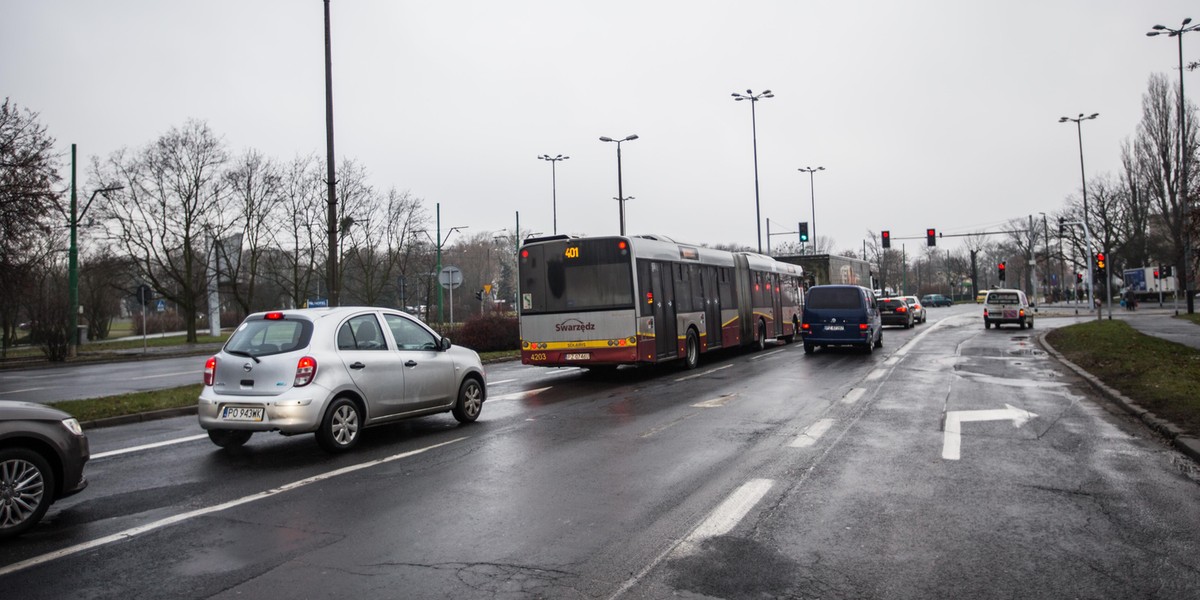 Będzie buspas na Warszawskiej