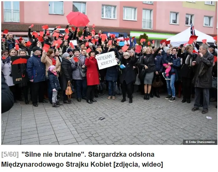 Strajk Kobiet w Stargardzie Gdańskim