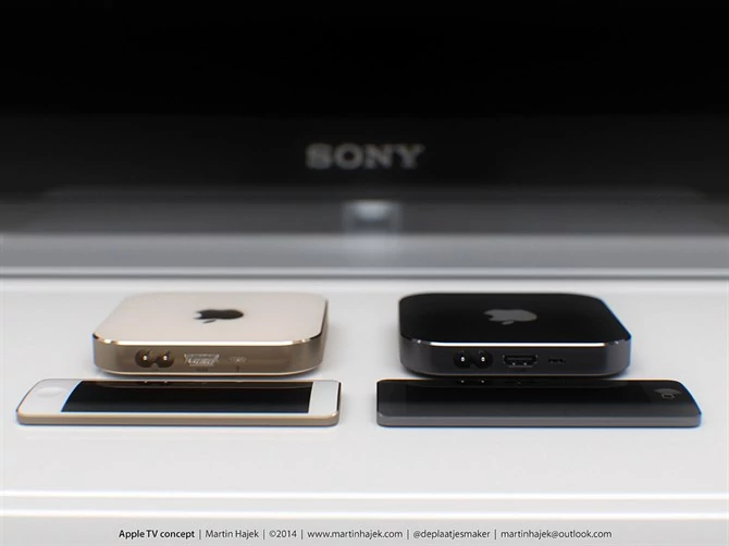 Nowe Apple TV na wizualizacji Martina Hajek