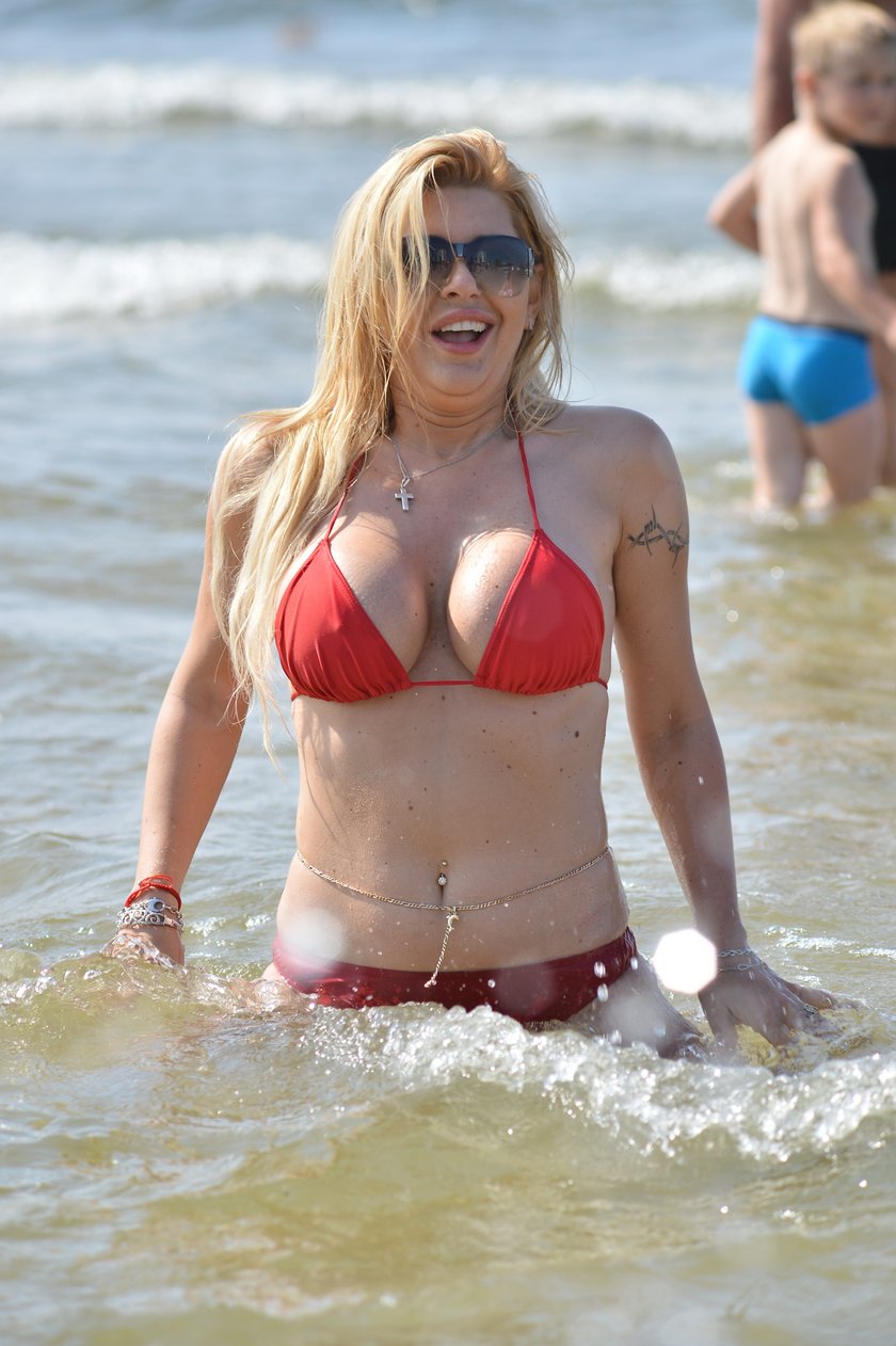 Iwona Węgrowska w bikini