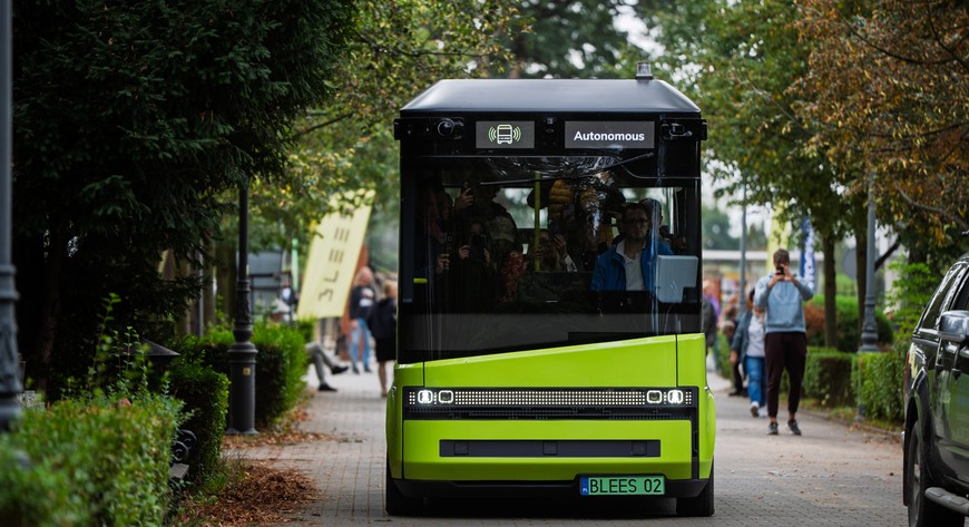 Busik podczas testów