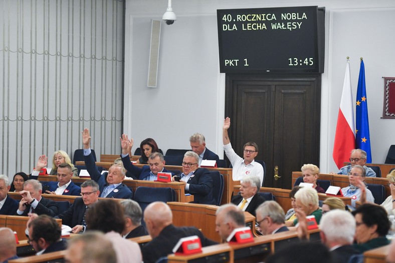 Jedno z posiedzeń Senatu X kadencji