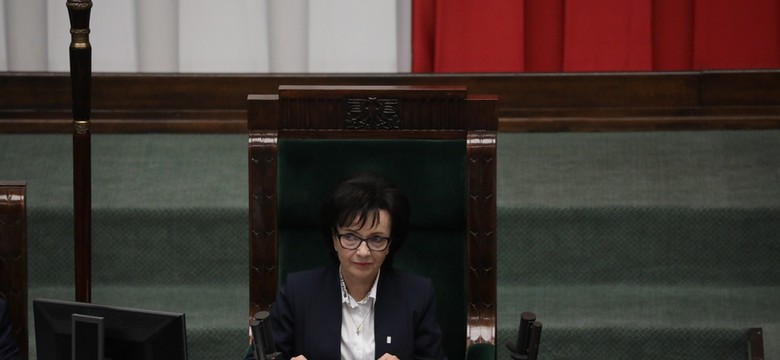 Sondaż: 47,2 proc. chce dymisji marszałek Witek