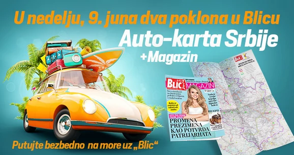 Auto Karta Srbije I Crne Gore