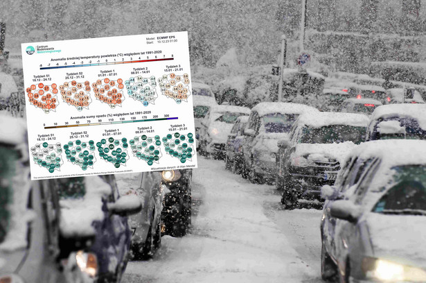 Prognozy długoterminowe wskazują niewielkie szanse na śnieżne święta