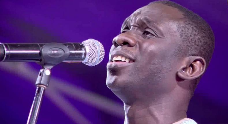 Le chanteur sénégalais Pape Diouf