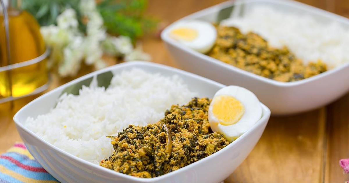 How to prepare rice with palava sauce Pulse Ghana