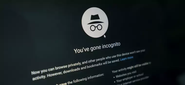 Google pozwane za śledzenie w trybie incognito (aktualizacja: komentarz firmy)