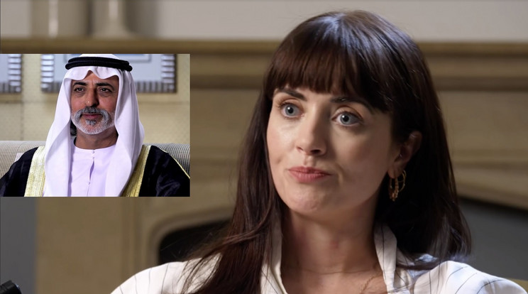 Caitlin McNamara azt állítja, az emirátusok toleranciaügyi minisztere erőszakoskodott vele / Fotó: Channel 4, YouTube
