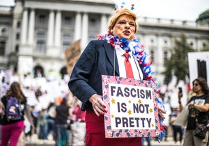 Protest protiv Trampa u Harisburgu, Pensilvanija