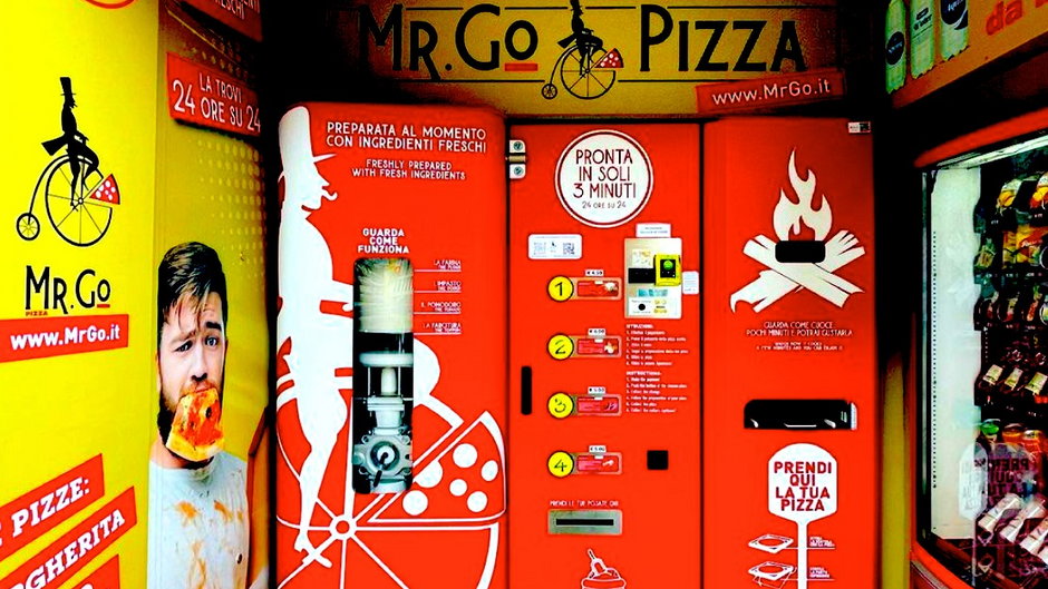 W Rzymie jest pierwszy automat sprzedający pizzę. Mieszkańcy w szoku