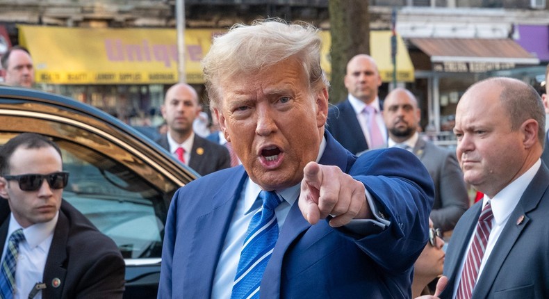 Trump in New York City on Tuesday.Spencer Platt/Getty Images