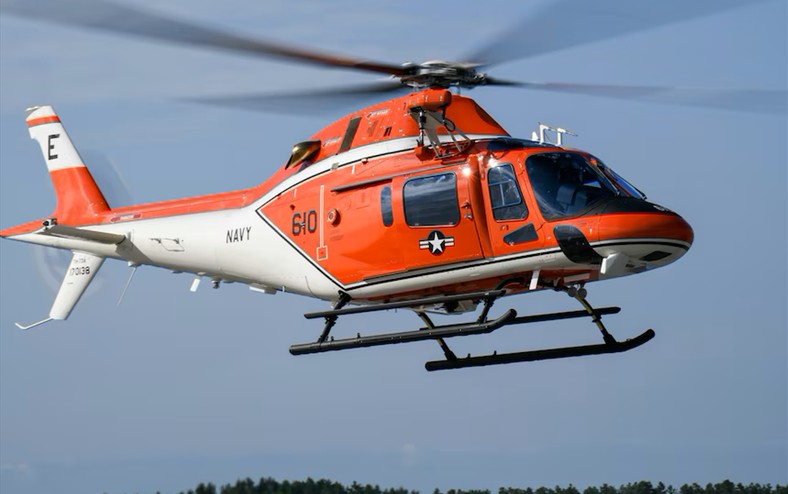 MILTON, Fla. (Aug. 6, 2021) The Navy's first TH-73A Thrasher arrives at Naval Air Station Whiting Field in Milton Aug. 6, 2021.