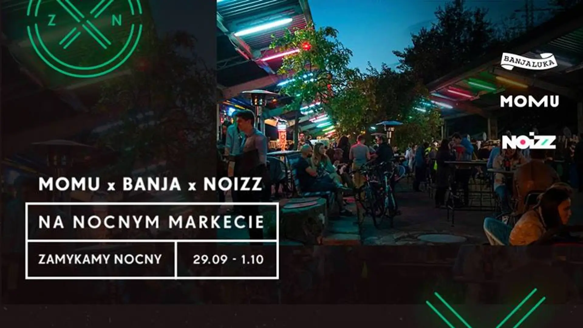 Znowu karmimy na Nocnym! Kolabo NOIZZ x MOMU x Banjlauka szykuje wege i mięsną ucztę