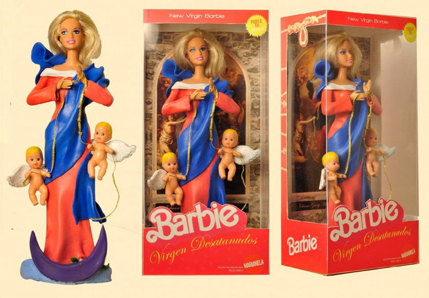 Lalka Barbie jako Matka Boska