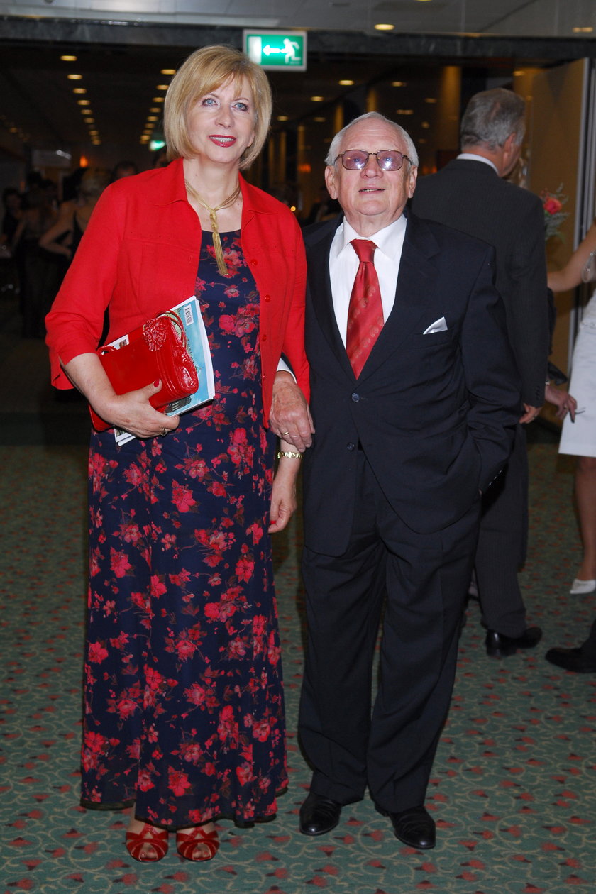 Witold Pyrkosz z żoną