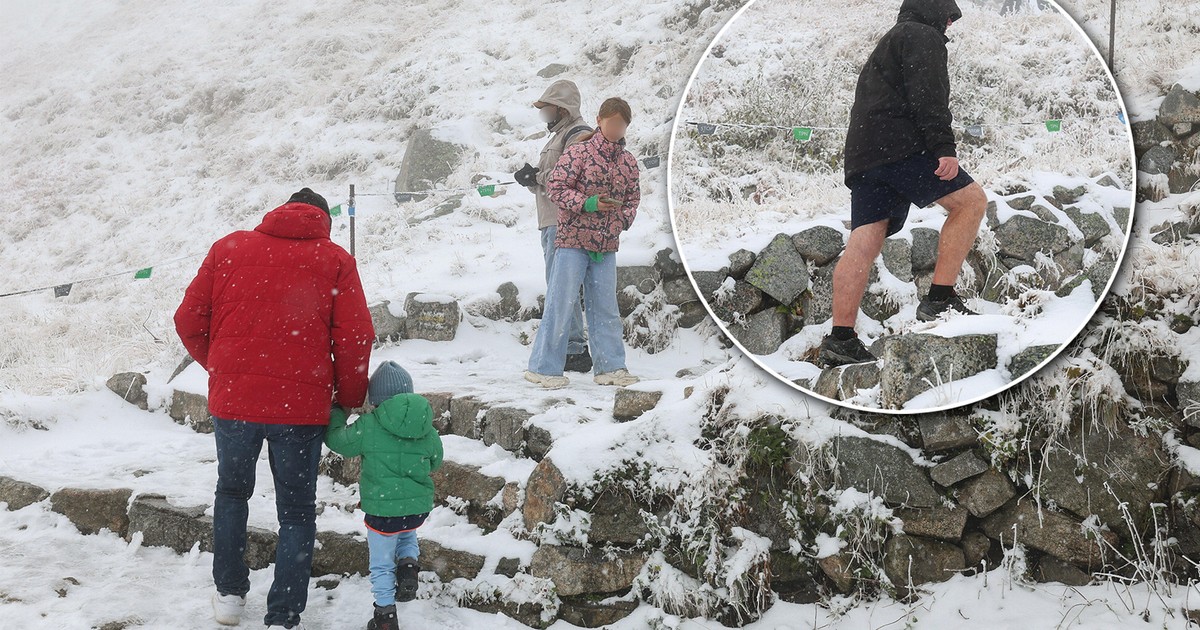 Atak zimy w Tatrach i lekkomyślne zachowanie turysty. Tak poszedł w góry?