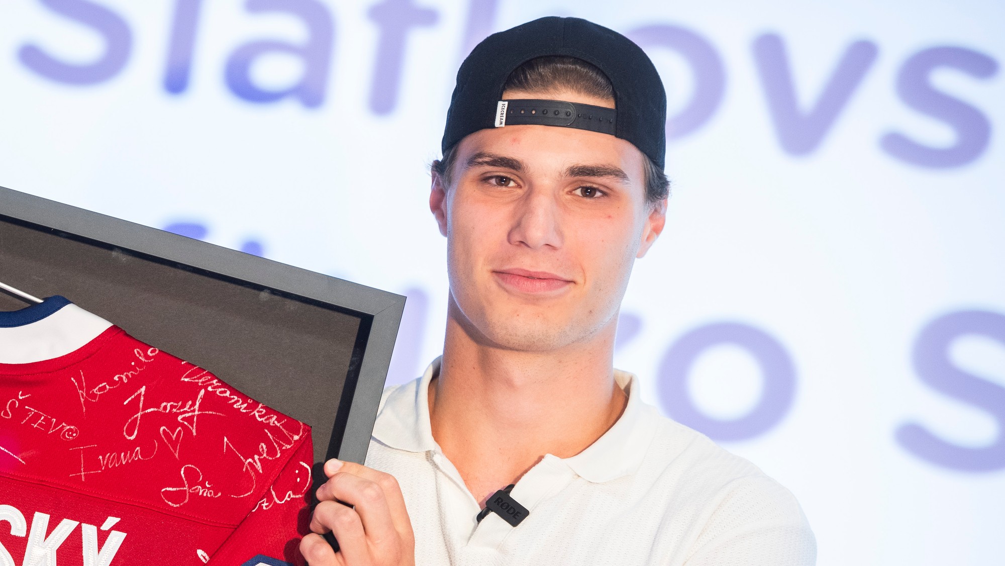 Slovenský hokejista Juraj Slafkovský.