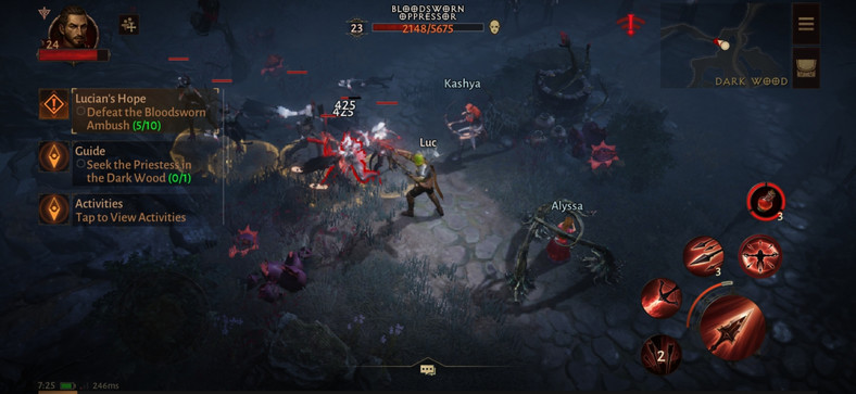 Diablo Immortal - screenshot z gry (wersja na Androida)