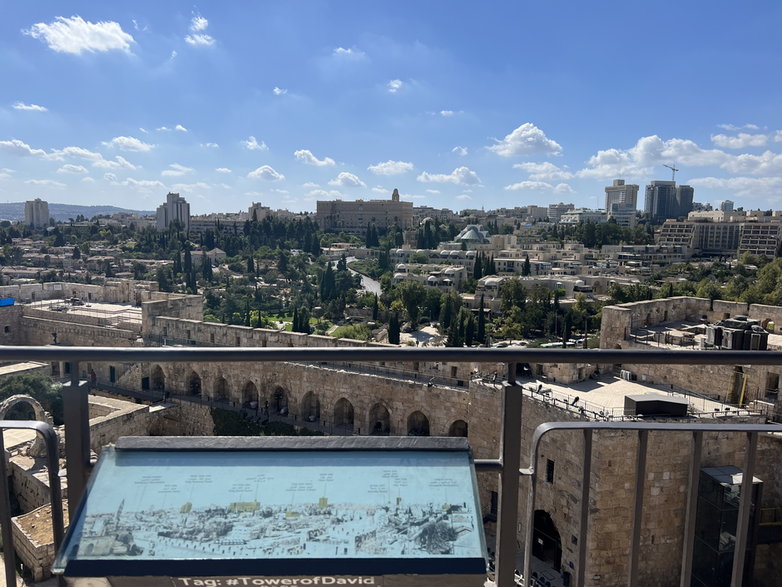 Widok na Jerozolimę z Wieży Dawida