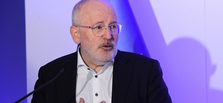 Frans Timmermans: wierzę, że konieczne jest kontynuowanie działań związanych z praworządnością w Polsce