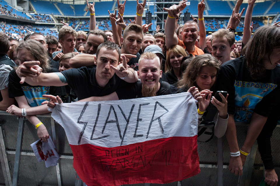 Publiczność na koncercie Iron Maiden w Poznaniu