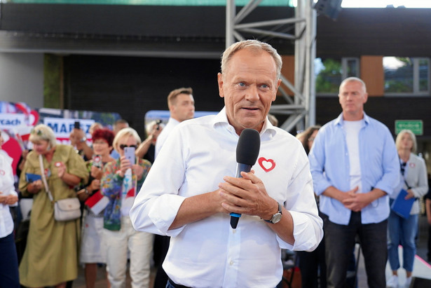 Donald Tusk w Ostródzie