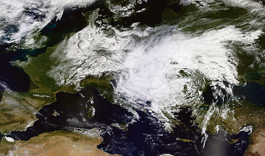 Ovako je izgledalo nebo iznad Srbije u maju 2014. 