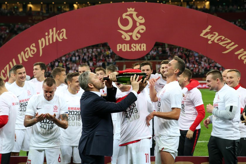 Pilka nozna. Eliminacje Euro 2020. Polska - Macedonia Polnocna. 13.10.2019