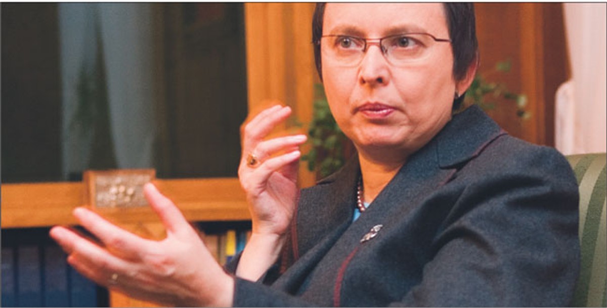 Katarzyna Hall, założycielka Gdańskiej Fundacji Oświatowej. Przed objęciem funkcji ministra edukacji narodowej była wiceprezydentem Gdańska, a wcześniej nauczycielem Fot. Wojciech Górski