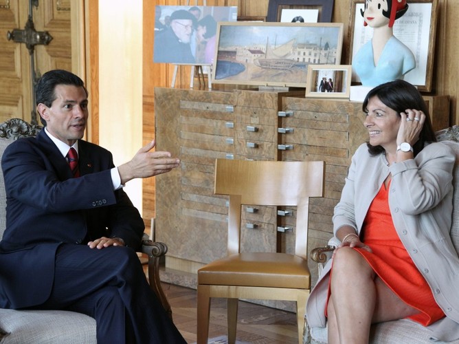 Anne Hidalgo; Enrique Peña Nieto