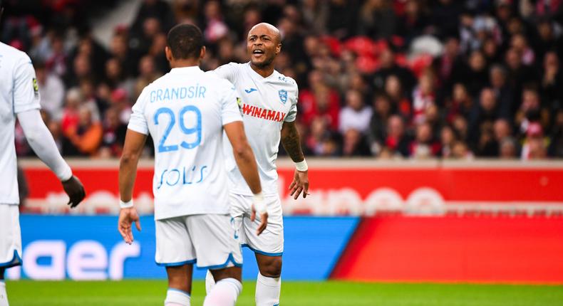 Andre Ayew wins Le Havre player of the month for February