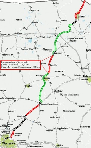 W poniedziałek ruszy budowa odcinka Stawiski-Szczuczyn Via Baltica