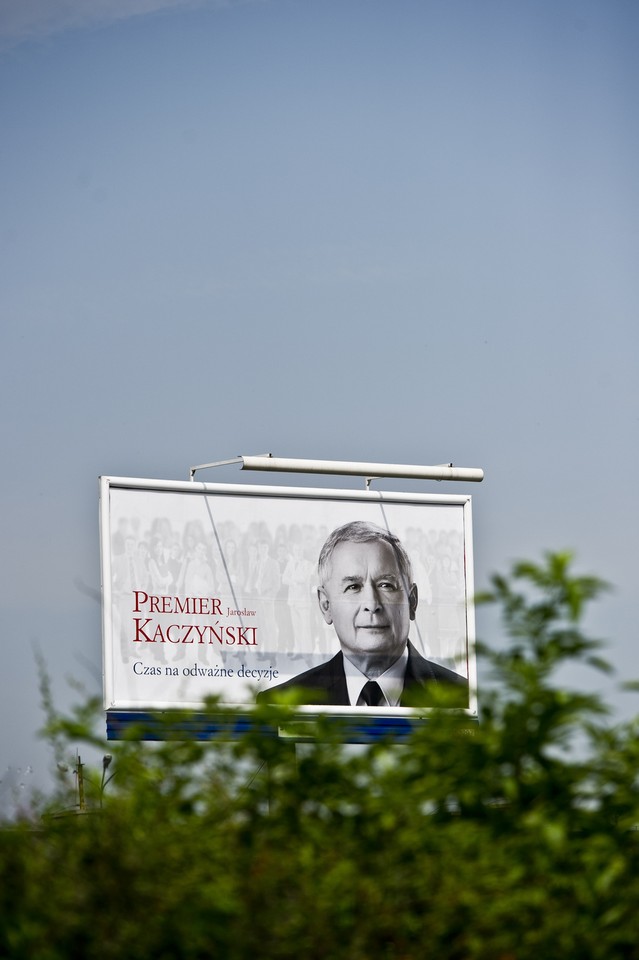 LUBLIN BILLBOARD PIS KACZYŃSKI WYBORY