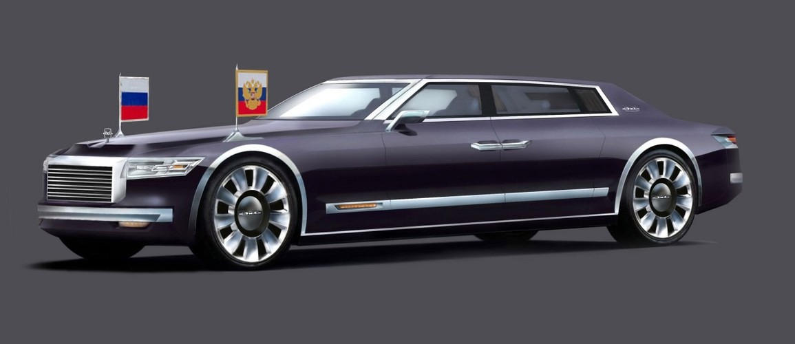 Konkursowy projekt nowej limuzyny Putina. Czy coś z tego zostanie wykorzystane przez Porsche przy tworzeniu auta produkcyjnego?