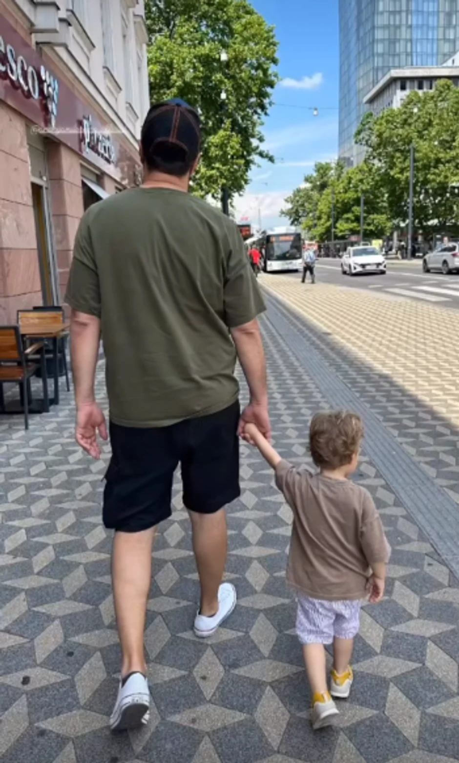 Andrija Milošević sa sinom