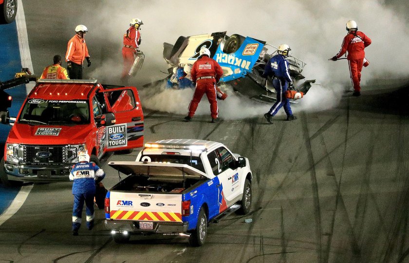 Przerażający wypadek w Daytona 500