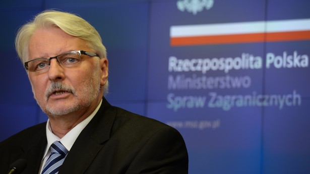 Minister spraw zagranicznych Witold Waszczykowski