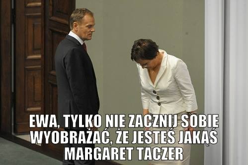 Ewa Kopacz prawie jak Margaret Thatcher