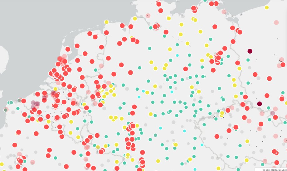 Zanieczyszczone powietrze we Francji i Niemczech