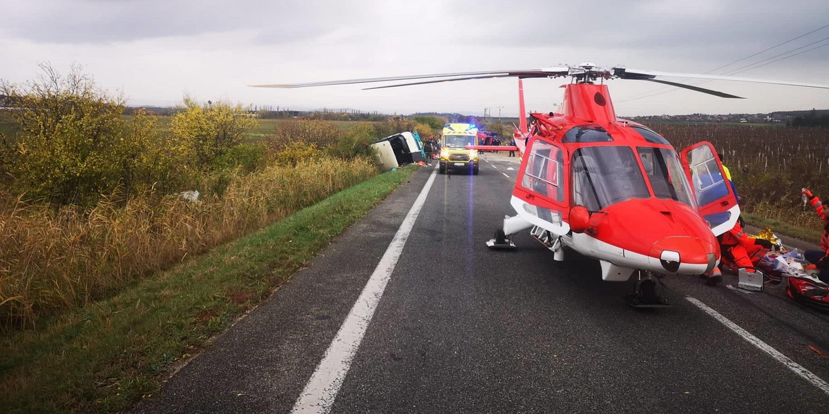 Tragiczny wypadek autokaru z uczniami na Słowacji. Jest wiele ofiar