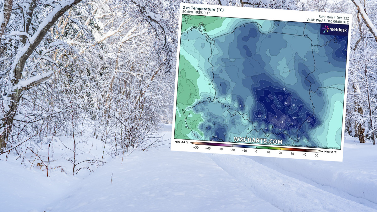 Pogoda na dziś, 5 grudnia. Polska w szponach srogiej zimy