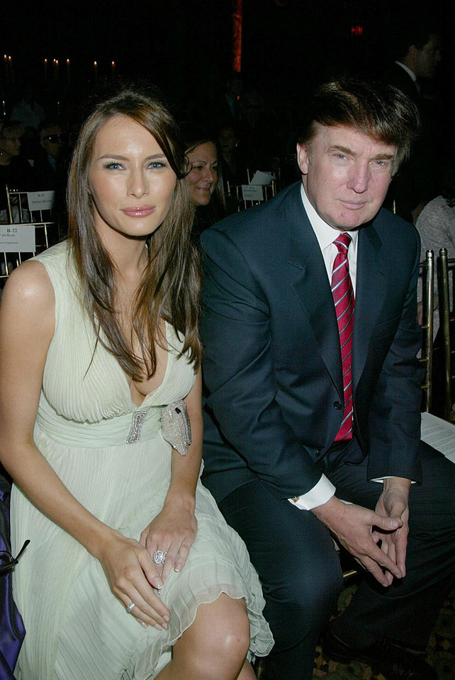 Melania i Donald Trump w 2003 roku