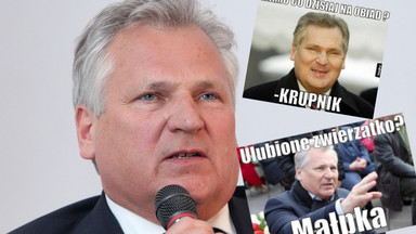 Aleksander Kwaśniewski skończył 67 lat. Memy z jego wizerunkiem wciąż podbijają sieć