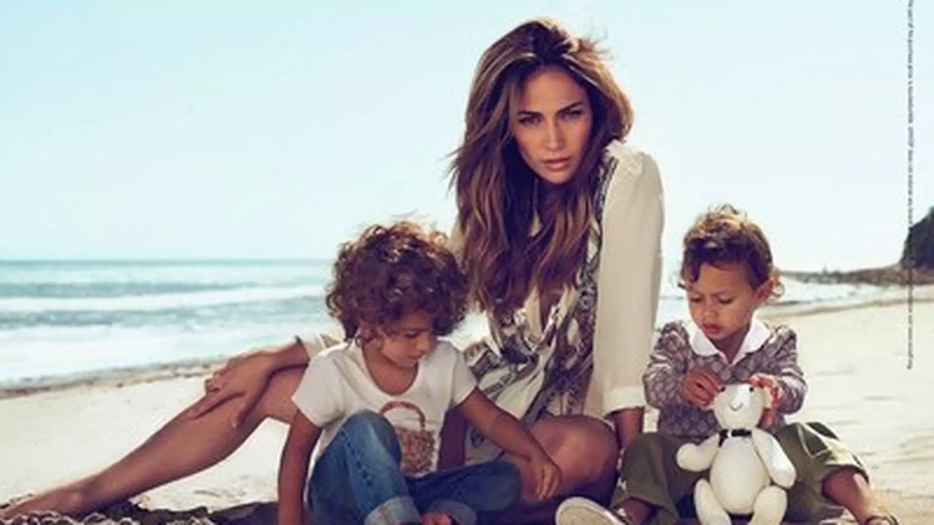 Jennifer Lopez z dziećmi w kampanii Gucci!