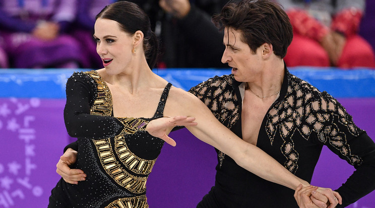 Tessa Virtue és Scott Moir az olimpián /Fotó: AFP