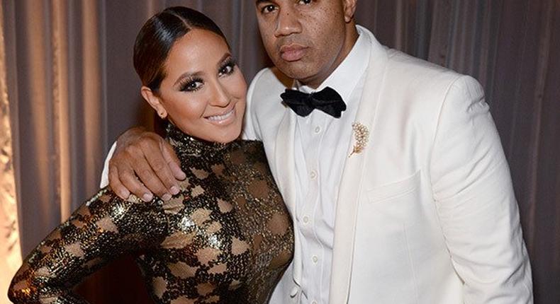 Adrienne Bailon and Lenny Santiago