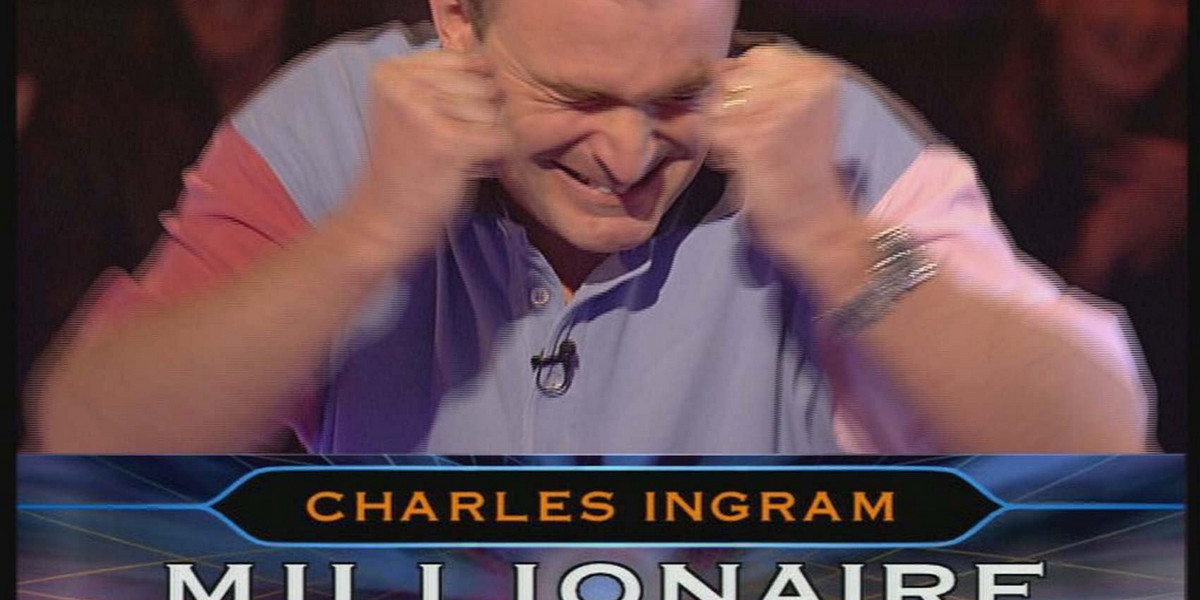 Charles Ingram oszustwem wygrał milion w brytyjskich "Milionerach".