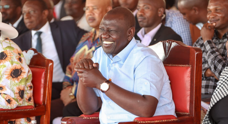 President William Ruto in Homa Bay County